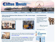 Tablet Screenshot of cliftonhousehotel.net